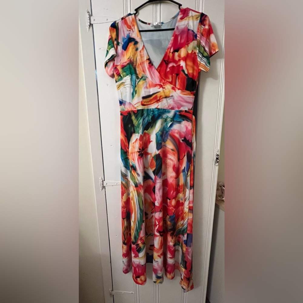 Tropical Maxi-dress